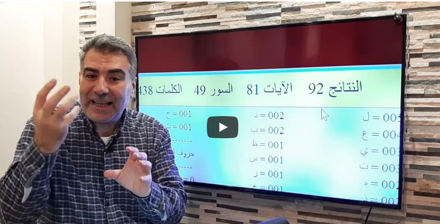 الإعجاز العددي الليل والسجود والتسبيح